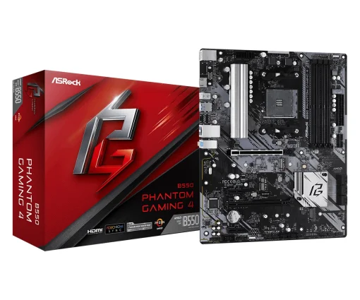Материнская плата ASRock B550 Phantom Gaming 4 Socket AM4